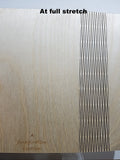 wooden note book cover reverse side