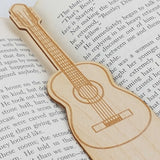 close up of the acoustic guitar's details