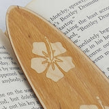 close up of the flower surfboard bookmark details