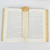hedgehog bookmark shown being used in a book