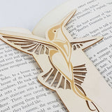 close up of the hummingbird's details