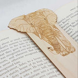 close up of elephant bookmark details