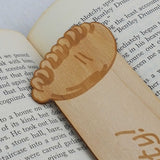 close up of the pasty bookmark details